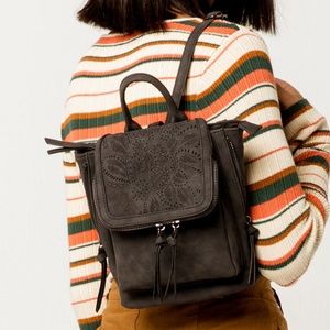 Free People Floral Mini Backpack